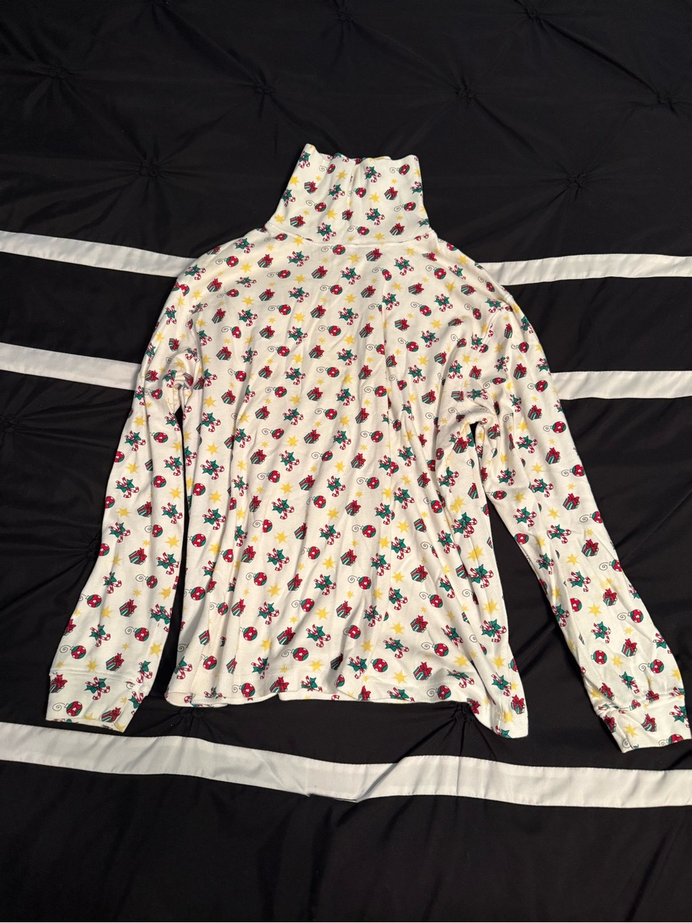 Women's Christmas Turtleneck Long-Sleeve Top